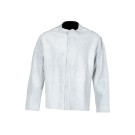 BLOUSON IGNIFUGE SOUDEUR CUIR BLANC