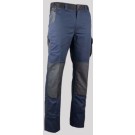 PANTALON DE TRAVAIL HOMME/FEMME HERCULE BLEU FONCE/NOIR 