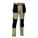 PANTALON DE TRAVAIL HOMME/FEMME KUDUS BEIGE/NOIR