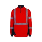 SWEAT RÉFLÉCHISSANT DARWIN ROUGE FLUO/MARINE