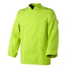 VESTE DE CUISINE HOMME/FEMME NERO MANCHES LONGUES PISTACHE 