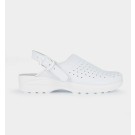 SABOTS DE TRAVAIL CUIR BORA BLANC 