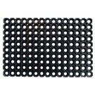TAPIS CAILLEBOTIS CAOUTCHOUC NOIR 100 X 150 CM