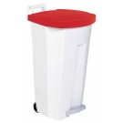 POUBELLE PLASTIQUE TRI SÉLECTIF BOOGY ROUGE 90 L
