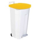 POUBELLE PLASTIQUE TRI SÉLECTIF BOOGY JAUNE 90 L