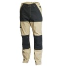 PANTALON DE TRAVAIL HOMME/FEMME WORKER RENFORCE SAVANE/NOIR