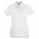 Polo femme coton blanc