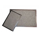 TAPIS ENTREE INTERIEUR TUFT NOIR/GRIS 60 x 80CM