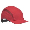 CASQUETTE DE SÉCURITÉ COQUÉE FIRST BASE HC24 VISIERE 70 MM ROUGE