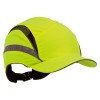 CASQUETTE DE SÉCURITÉ COQUÉE FIRST BASE 3 HAUTE VISIBILITE JAUNE FLUO