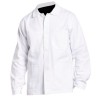 VESTE DE TRAVAIL HOMME/FEMME 100 % COTON BLANC 
