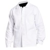 VESTE DE TRAVAIL HOMME/FEMME 100 % COTON BLANC