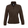 VESTE POLAIRE DE TRAVAIL FEMME CHOCOLAT