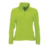 VESTE POLAIRE DE TRAVAIL FEMME VERT CITRON