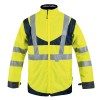 GILET HAUTE VISIBILITÉ ANNAPURNA JAUNE FLUO/MARINE