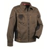 VESTE DE TRAVAIL HOMME/FEMME WORKMAN TAUPE/NOIR