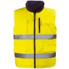 GILET CHAUD HAUTE VISIBILITÉ HI-WAY JAUNE FLUO/GRIS