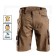 BERMUDA DE TRAVAIL BICOLOR COSMIC CAMEL/GRIS 