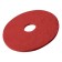 DISQUE DE LUSTRAGE ROUGE POUR MONOBROSSE CARRELAGE/PARQUET ORBIS